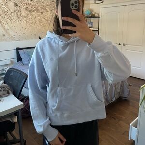 Baby blue Hollister hoodie Size L